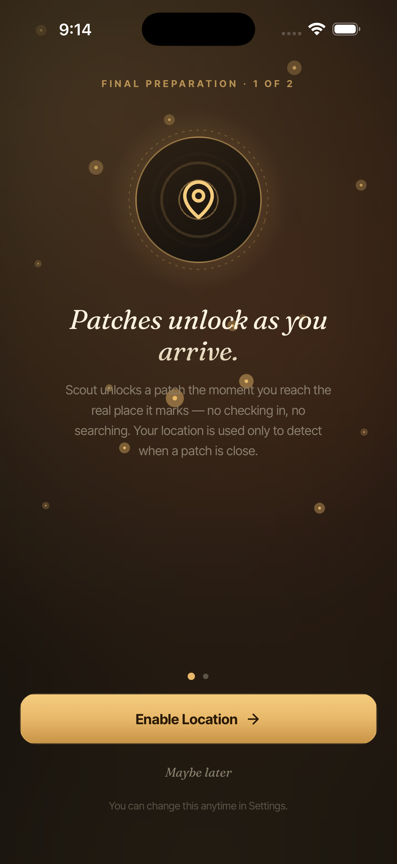 Onboarding · Location — /onboarding-location