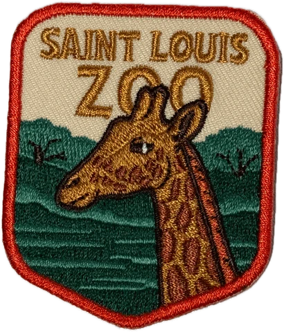 The earned Saint Louis Zoo patch, embroidered in full color